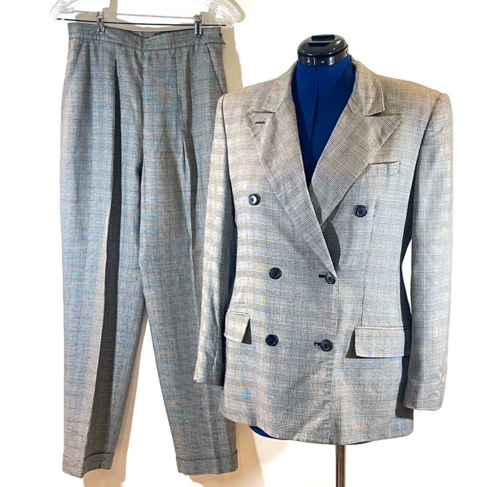 Lauren Ralph Lauren Vintage Plaid Pant Suit